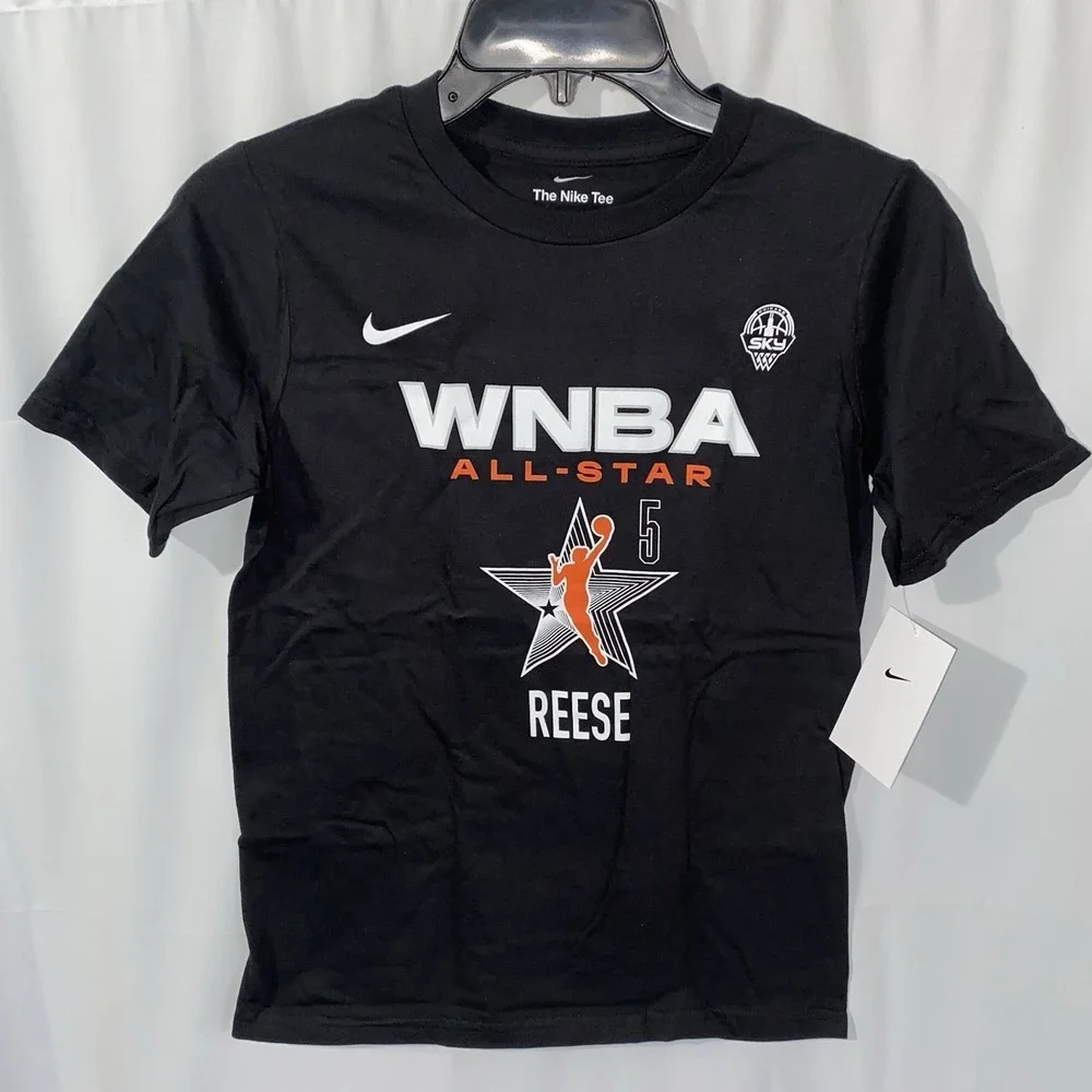 Nike Chicago Sky Angel Reese WNBA All Star Tee Shirt Youth Medium 10/12 NWT